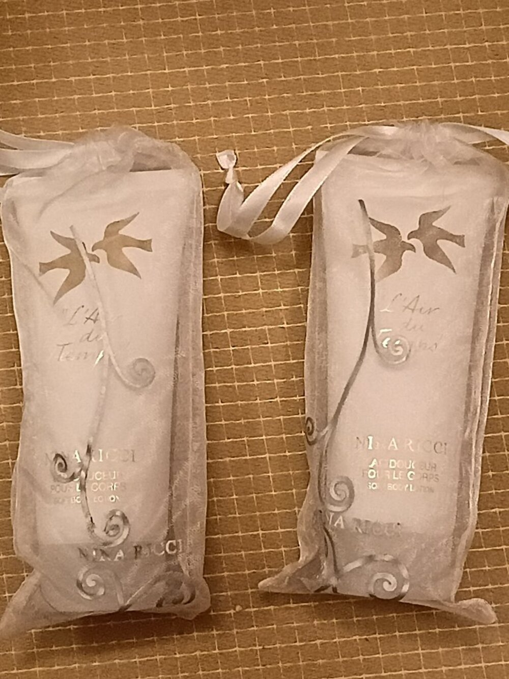 L’air du Temps Nina Ricci Perfumed Body Lotion –  Set of two 3.3 fl oz (100 ml)